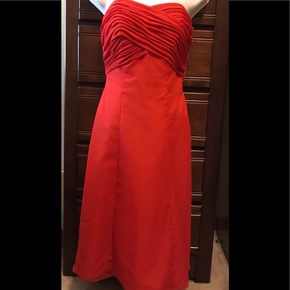 Eden Maids Strapless Bridesmaid Dress - Picture 2 of 7